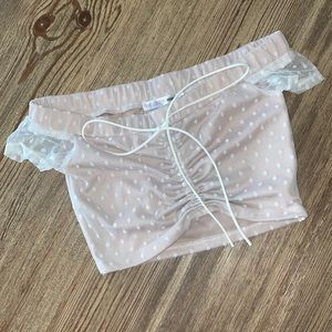 SOLD Hello Molly crop top